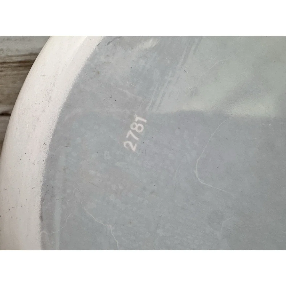 1970s CORNING WARE Microwave Browning Skillet WHITE Dish MW-83-B Vintage